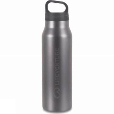 Lifeventure TiV Vacuum Bottle Charcoal